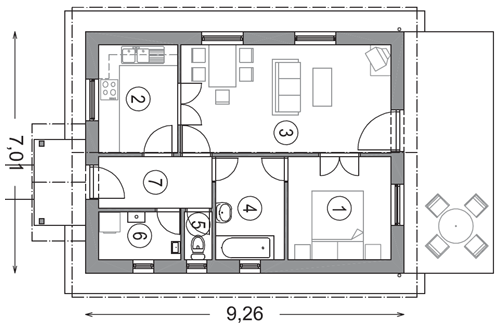 plan casa la cheie model eco v 1