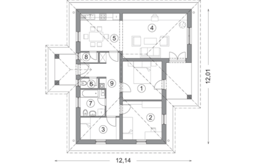 Model Mediteran Varianta I